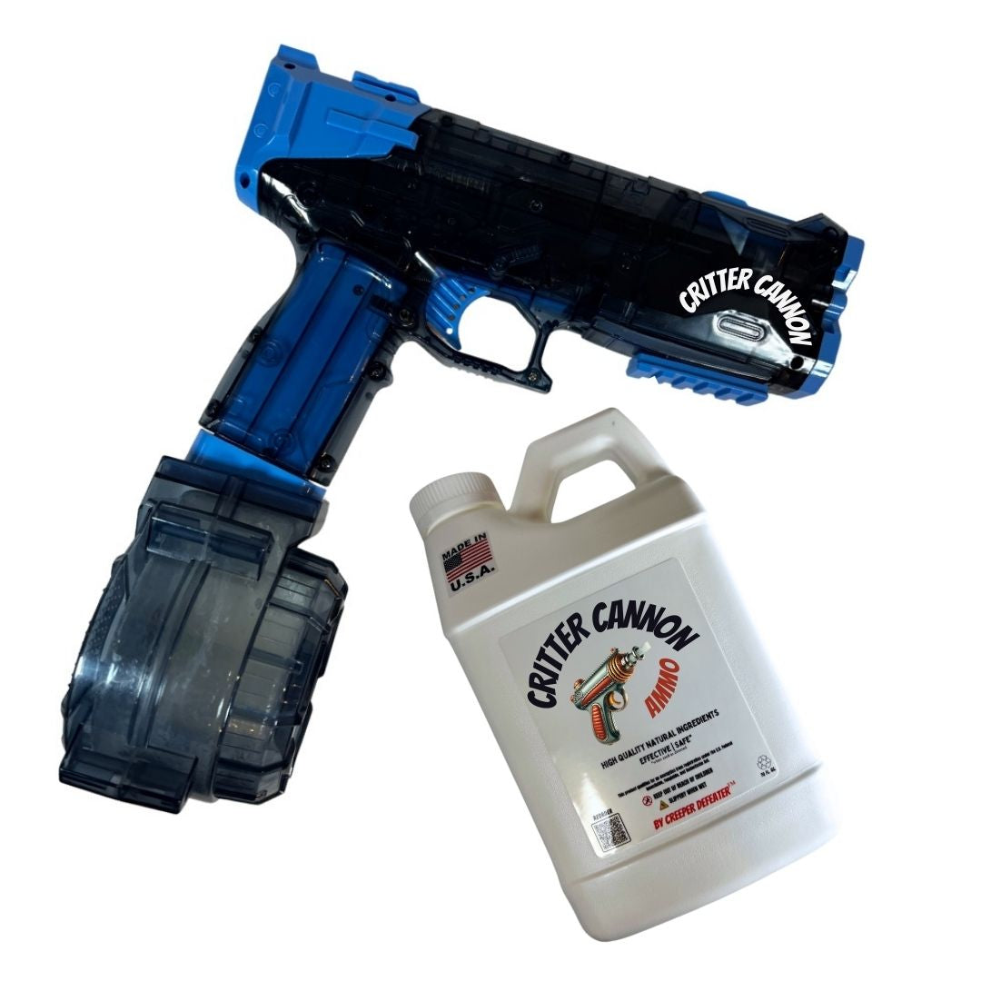 CRITTER CANNON™: NATURAL PEST REPELLENT SHOOTER