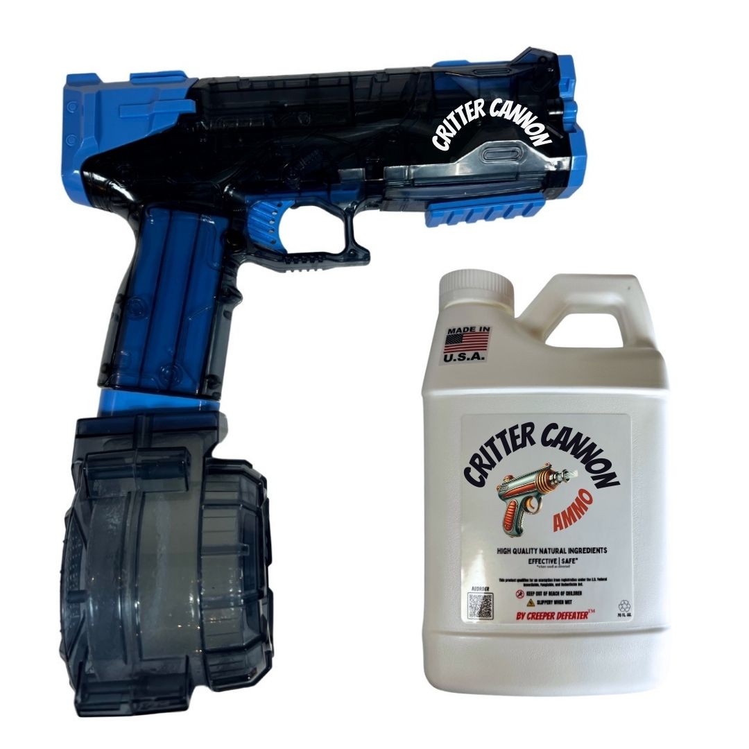 CRITTER CANNON™: NATURAL PEST REPELLENT SHOOTER