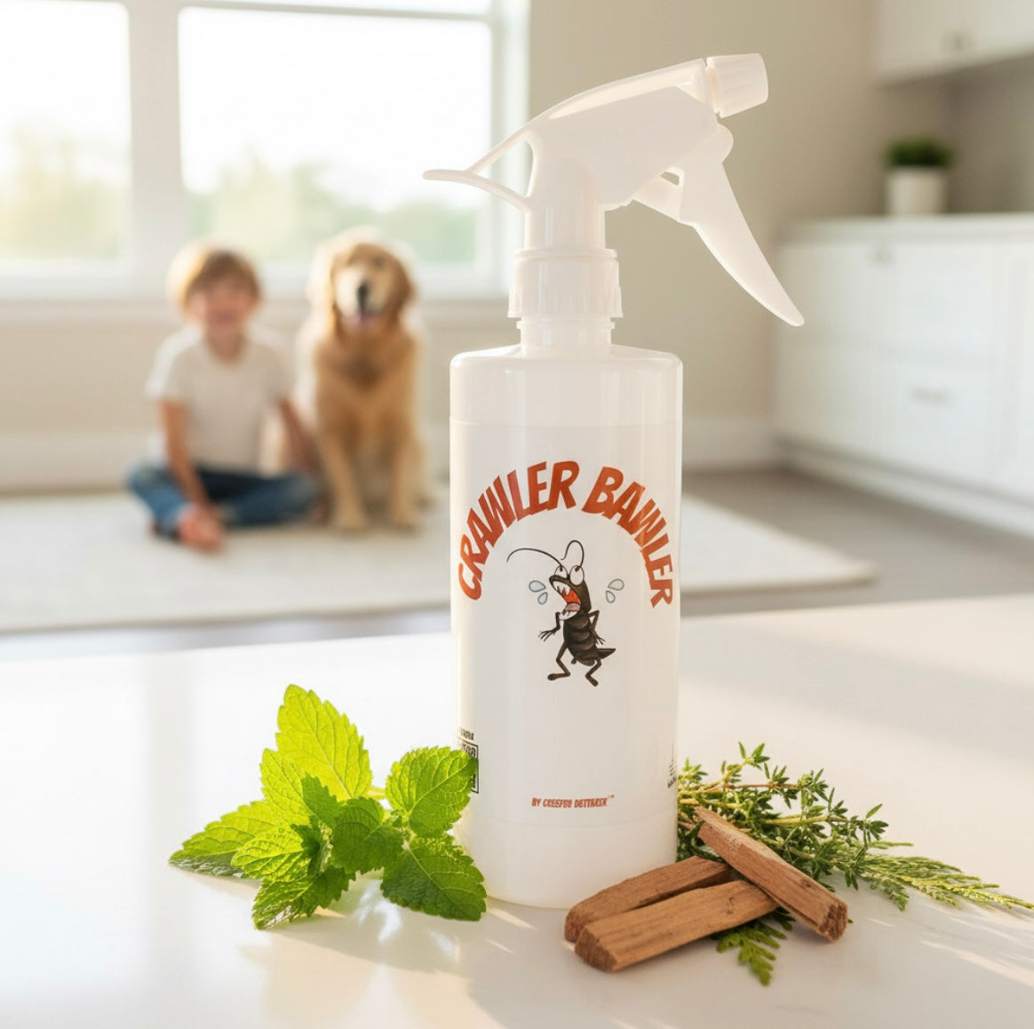 CRAWLER BAWLER™: SAFE INDOOR / OUTDOOR ALL-PURPOSE PEST SPRAY