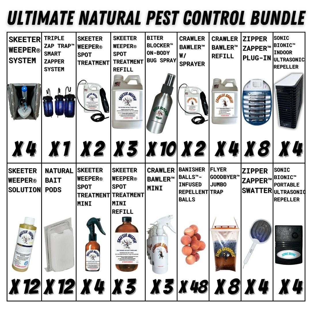 ULTIMATE NATURAL PEST CONTROL BUNDLE (BIG SAVINGS + FREE SHIPPING)*