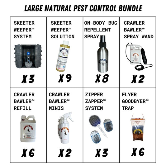 LARGE NATURAL PEST CONTROL BUNDLE (BIG SAVINGS + FREE SHIPPING)*