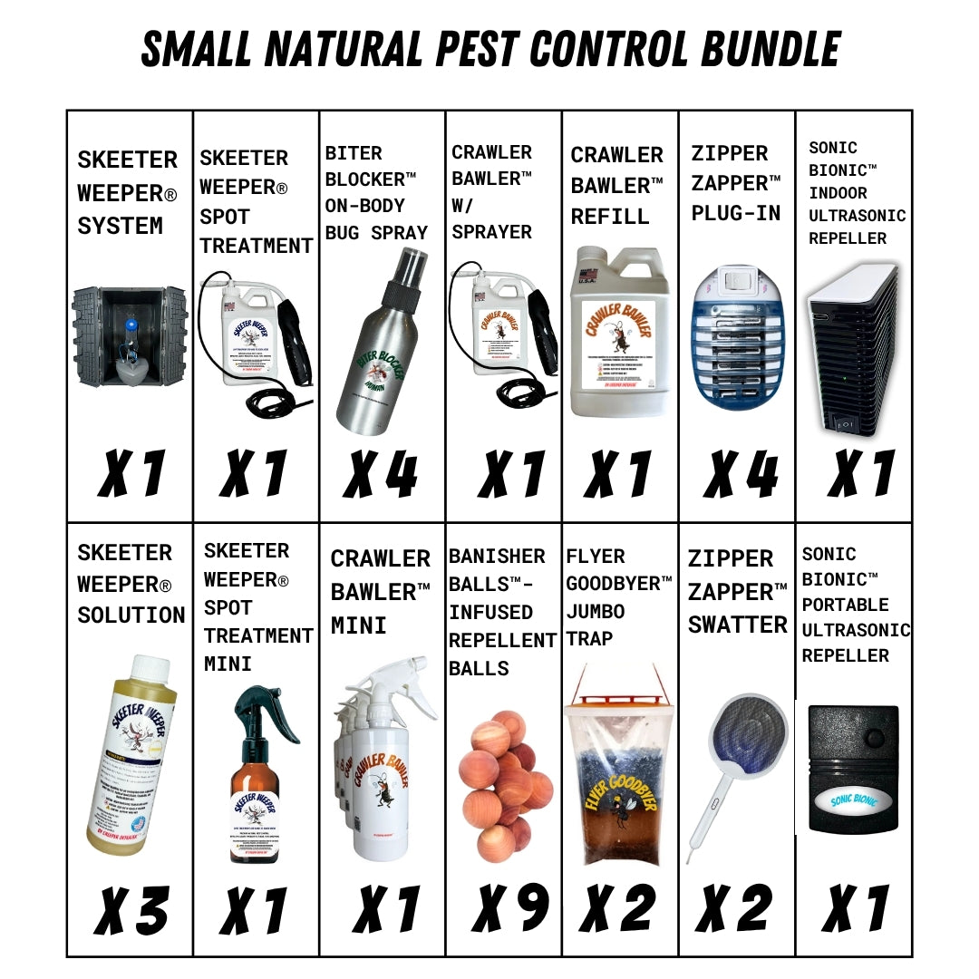 SMALL NATURAL PEST CONTROL BUNDLE (BIG SAVINGS + FREE SHIPPING)*