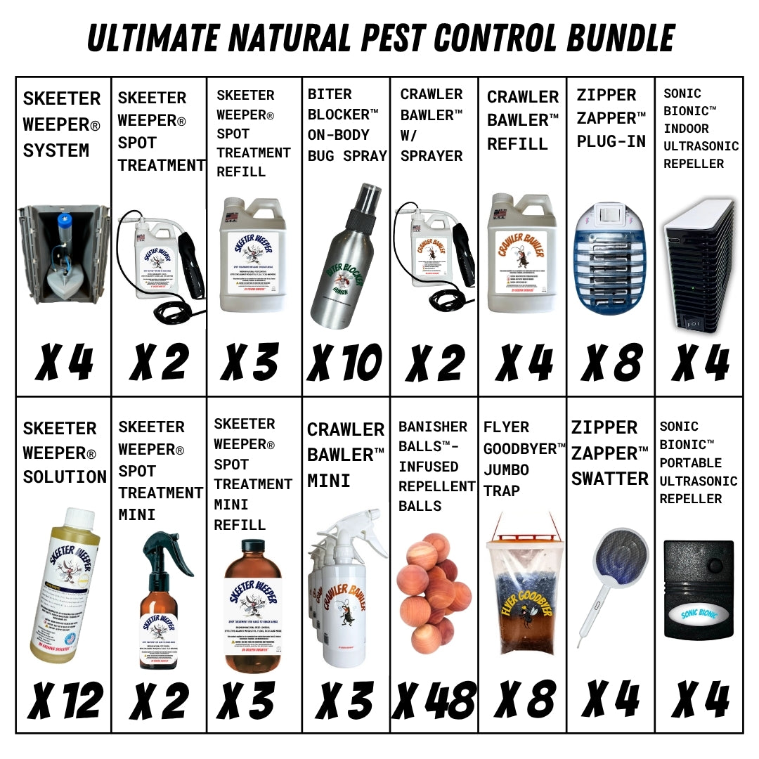 ULTIMATE NATURAL PEST CONTROL BUNDLE (BIG SAVINGS + FREE SHIPPING)*