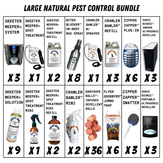 LARGE NATURAL PEST CONTROL BUNDLE (BIG SAVINGS + FREE SHIPPING)*