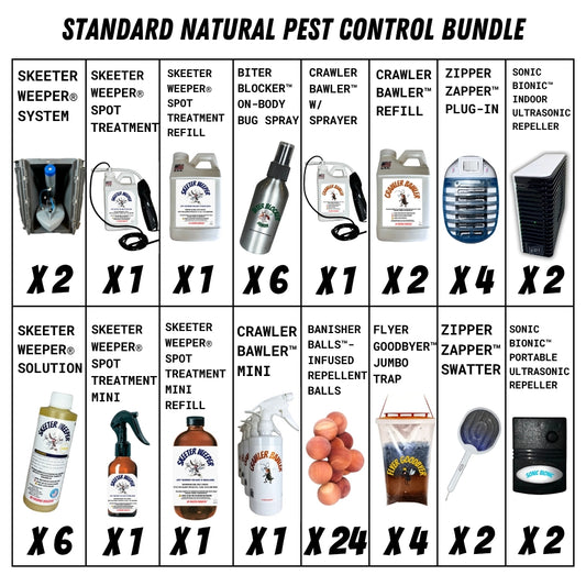 STANDARD NATURAL PEST CONTROL BUNDLE (BIG SAVINGS + FREE SHIPPING)*