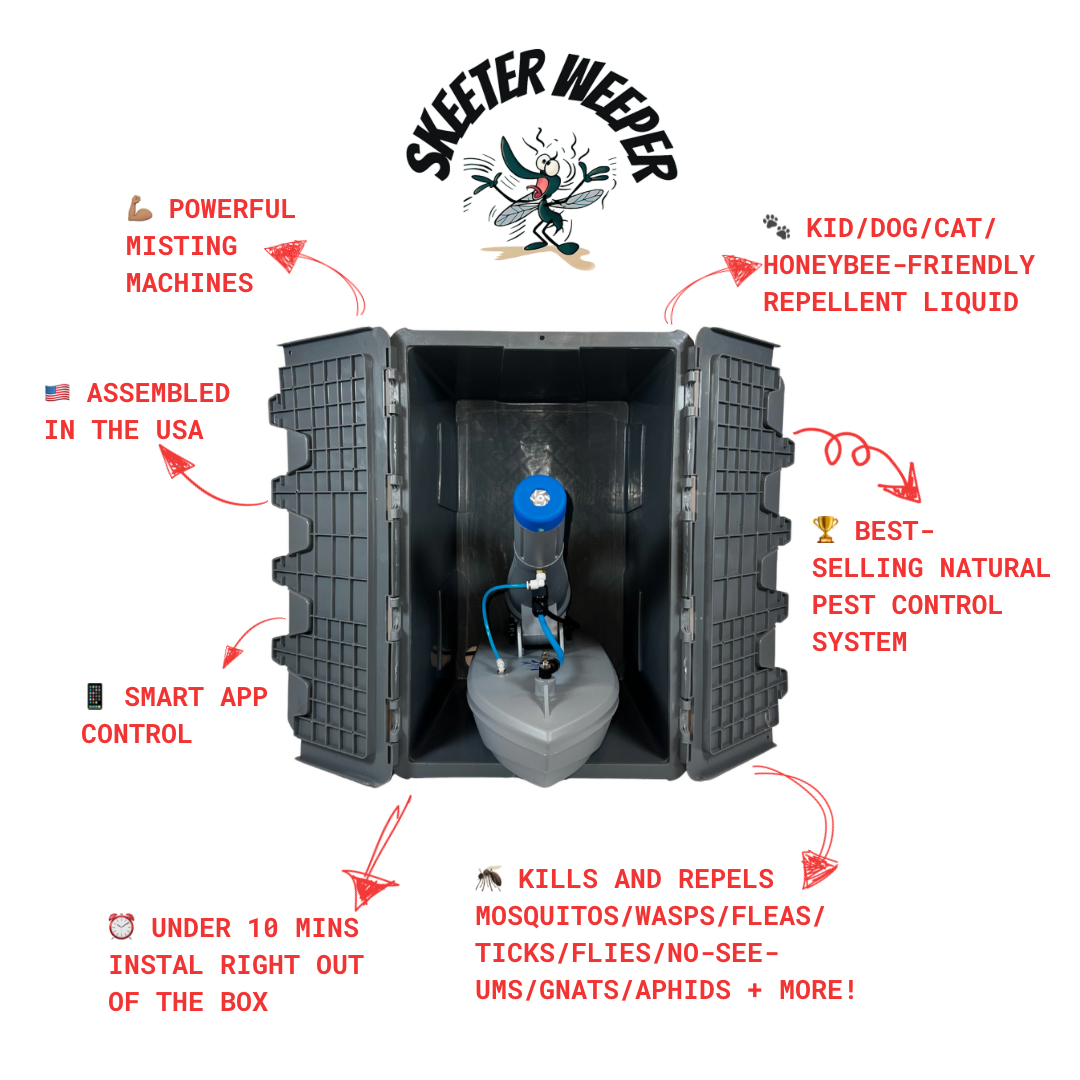 SKEETER WEEPER® SMART MOSQUITO+ FOGGING / MISTING SYSTEM  [PATENT PENDING]