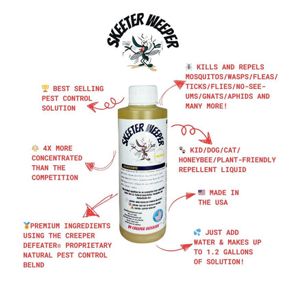 WHOLESALE: REFILL CONCENTRATE SOLUTION - SKEETER WEEPER® MOSQUITO + FOGGING / MISTING FORMULA