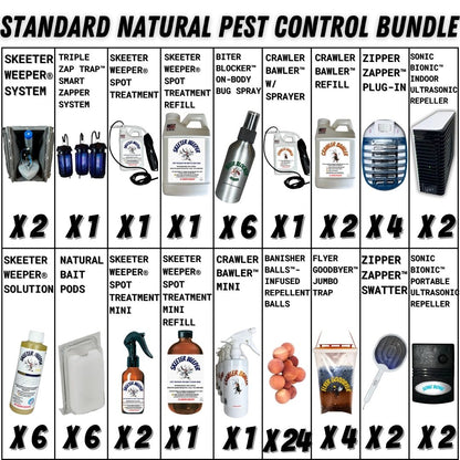 STANDARD NATURAL PEST CONTROL BUNDLE (BIG SAVINGS + FREE SHIPPING)*