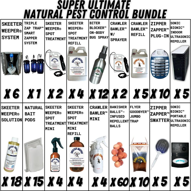 SUPER ULTIMATE NATURAL PEST CONTROL BUNDLE (BIG SAVINGS + FREE SHIPPING)*