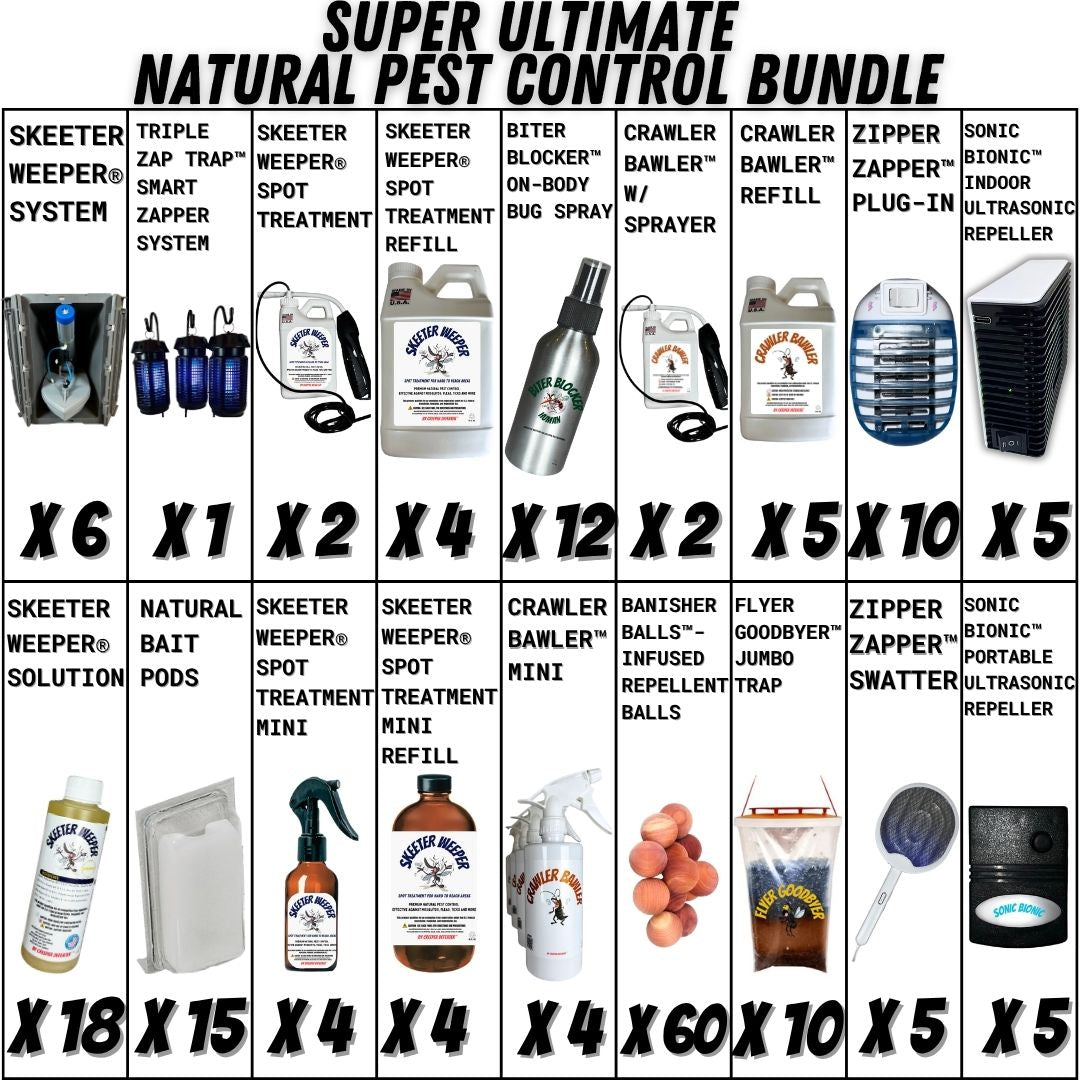 SUPER ULTIMATE NATURAL PEST CONTROL BUNDLE (BIG SAVINGS + FREE SHIPPING)*