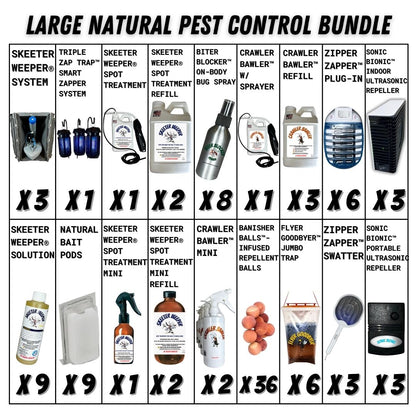 LARGE NATURAL PEST CONTROL BUNDLE (BIG SAVINGS + FREE SHIPPING)*