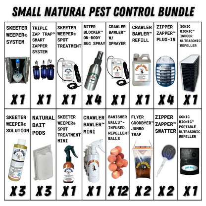 SMALL NATURAL PEST CONTROL BUNDLE (BIG SAVINGS + FREE SHIPPING)*