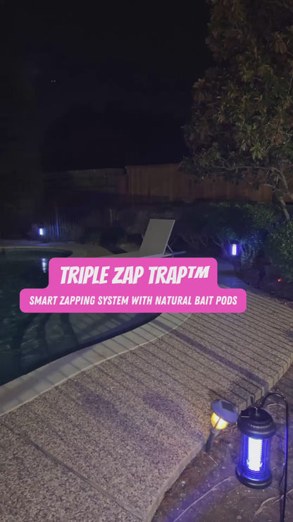 TRIPLE ZAP TRAP™ SMART ZAPPER SYSTEM