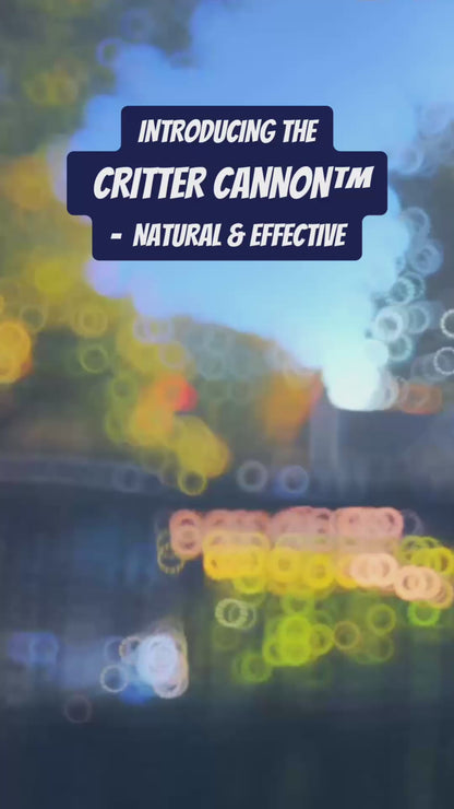 CRITTER CANNON™ NATURAL PEST REPELLENT SHOOTER